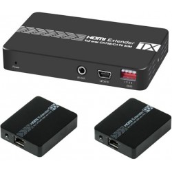 Splitter HDMI 1X2 con 2 Extender HDMI  3D 1080p@60Hz