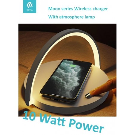 Caricatore Wireless 10W con Luce Regolabile Modello EL104