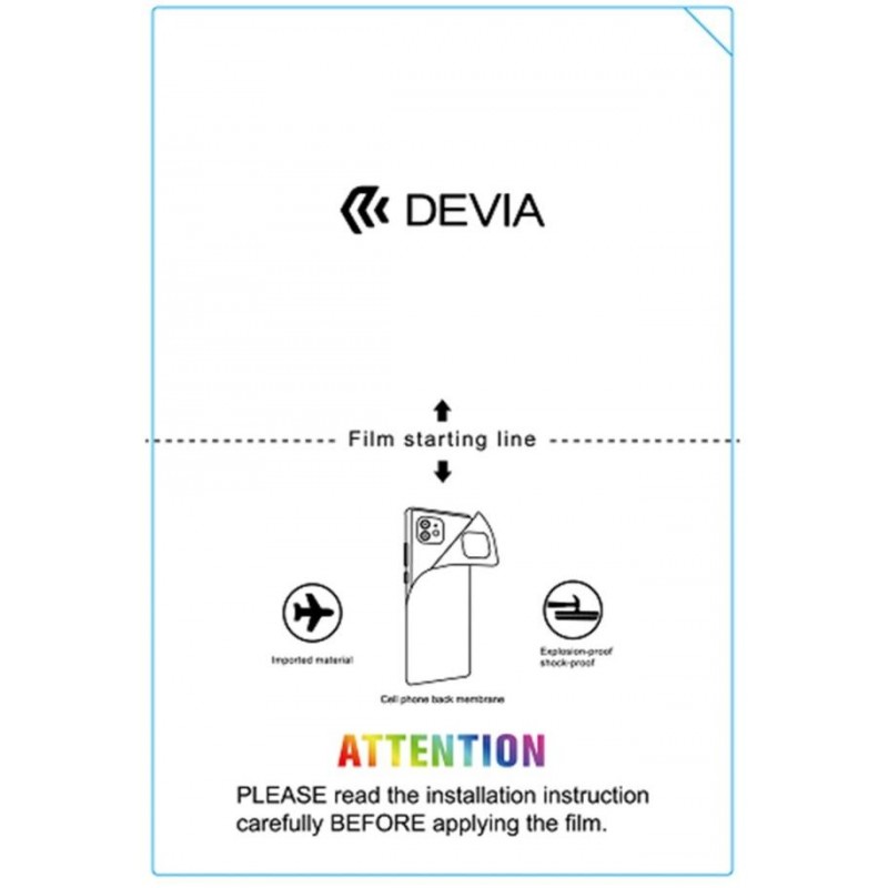 Pellicola Posteriore 12x18 TPU Anti Shock per plotter