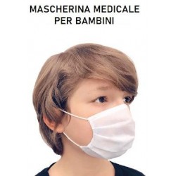 Per Bambini mascherina Chirurgica Medicale monouso 3 strati