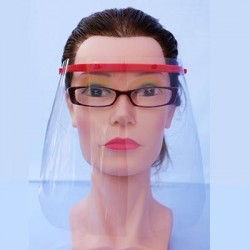 KIT 10 VISIERE PROTETTIVE PVC + 2 CERCHIETTI 