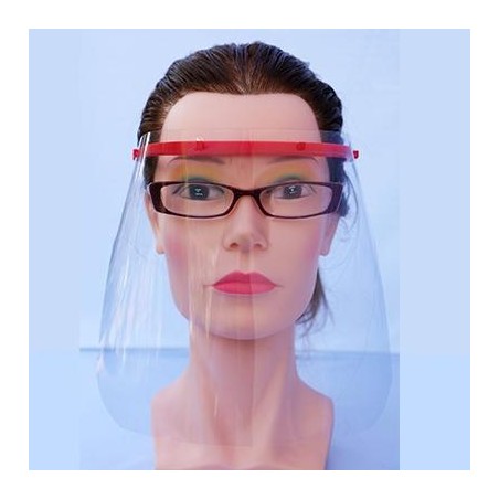 KIT 10 VISIERE PROTETTIVE PVC + 2 CERCHIETTI 