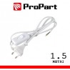 Prolunga con interruttore 1.5m spina10A 2 poli polybag