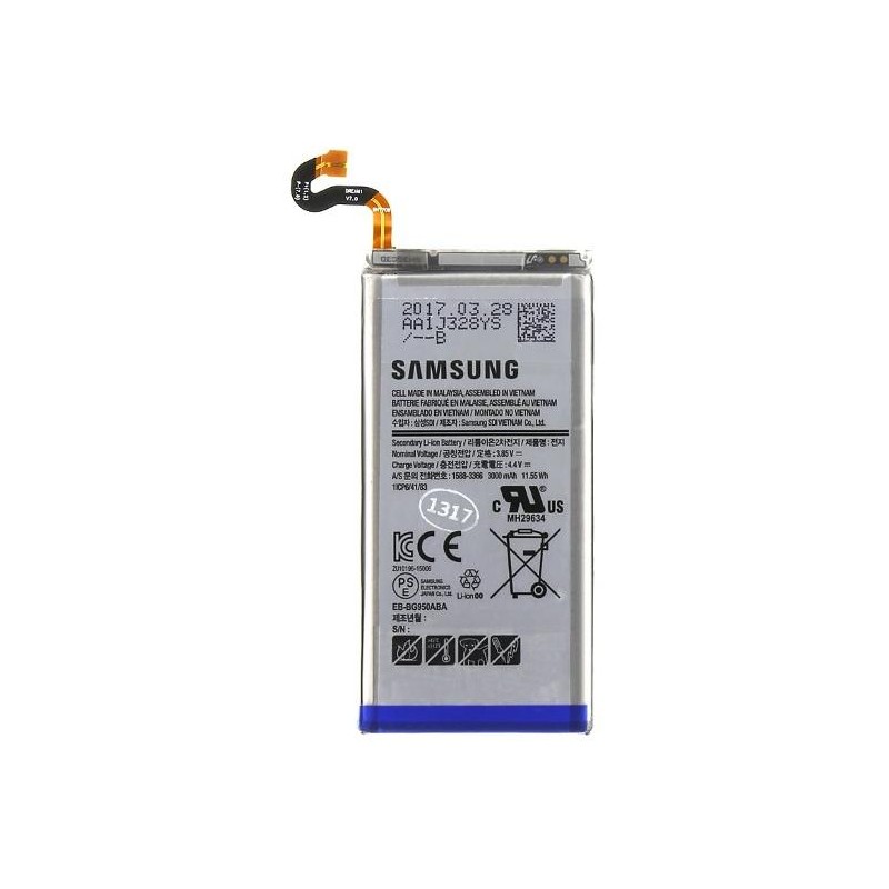 Batteria per Samsung S8 EB-BG950ABE 3600mah Bulk