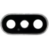 Cornice fotocamera posteriore e lente iPhone XS MAX Silver